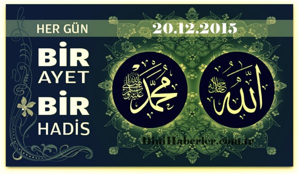 Her Gün Bir Ayet Bir Hadis