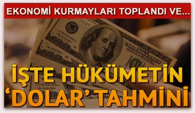 Hükümetin dolar tahmini, Dibi gördük artık çıkarız