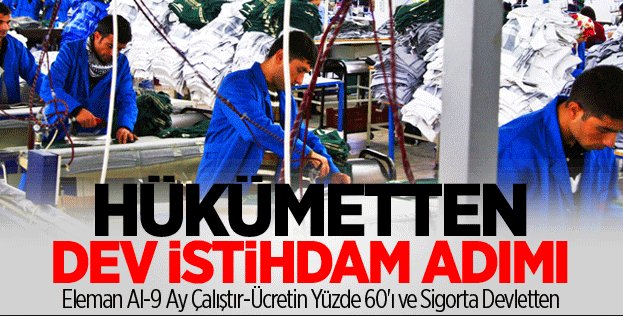 Hükümetten dev adım!