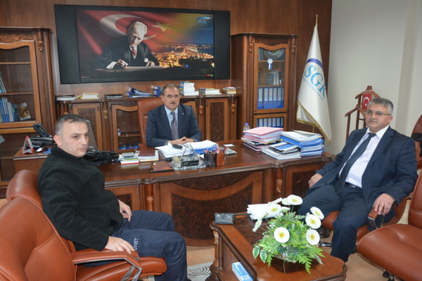 İl Müftüsü Mustafa Erkan SGK İl Müdürünü Ziyaret Etti