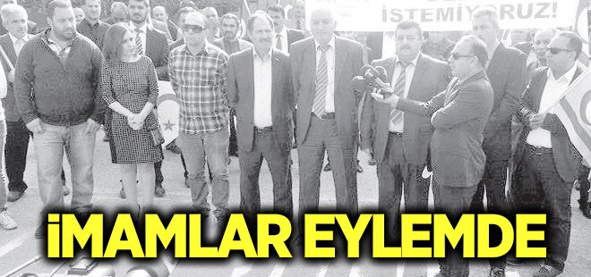 imamlar eylem yaptı