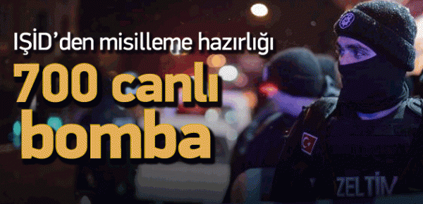 IŞİD'den korkunç plan: 700 canlı bomba