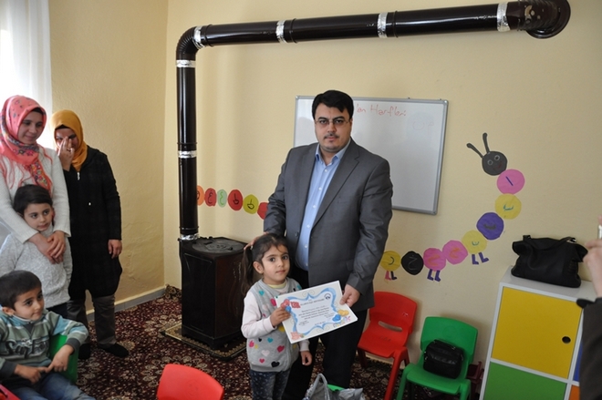 İslahiye’ de 04-06 Yaş Öğrencilerinin Karne Sevinci