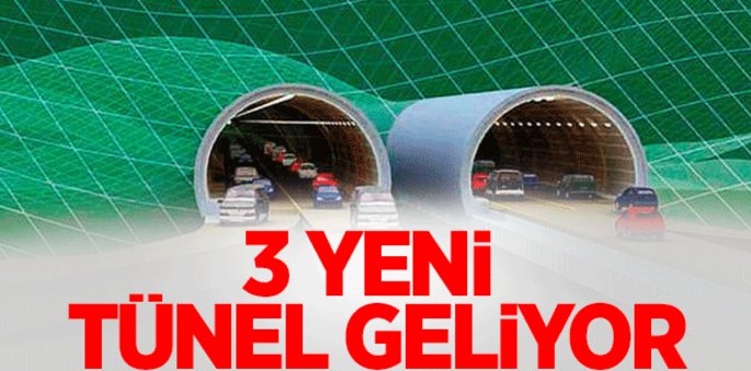 İstanbul\'a müjde! 3 yeni tünel geliyor