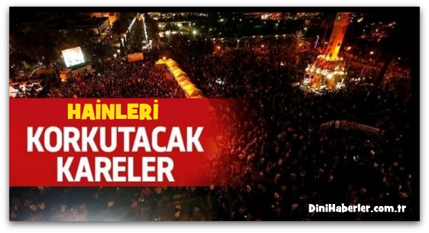İzmir\'de hainleri korkutacak görüntü