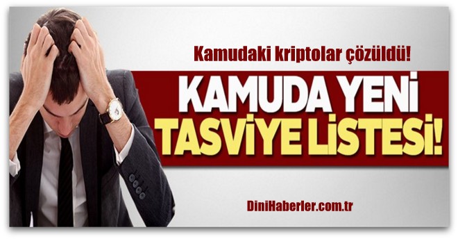 Kamudaki kriptolar çözüldü! Yeni tasfiyeler olacak