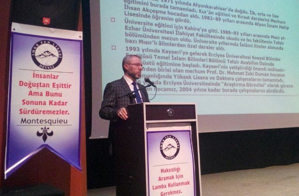 Kayseri İl Müftüsünden Develide İnsan Hakları Konferansı