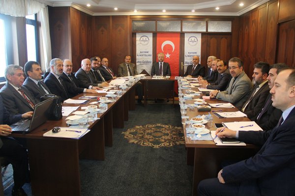 Kayseri Şubat Ayı İlçe Müftüleri Toplantısı yapıldı