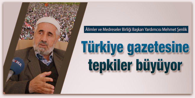 Kutlu Doğum\'u FETÖ ile ilişkilendiren Türkiye gazetesine tepkiler büyüyor