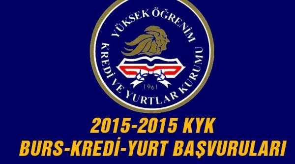 KYK kredi başvurusu, KYK yurt, burs başvuru formu - 2015