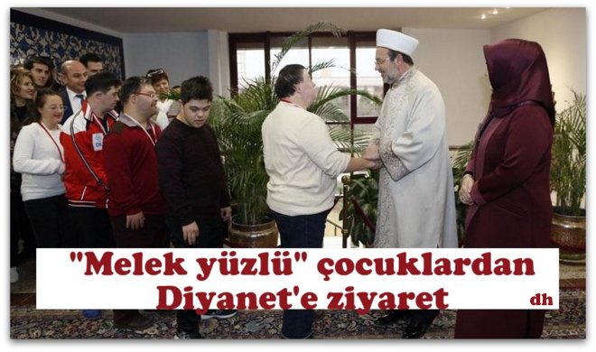 Melek Yüzlü Çocuklardan Başkan Görmez\'e Ziyaret