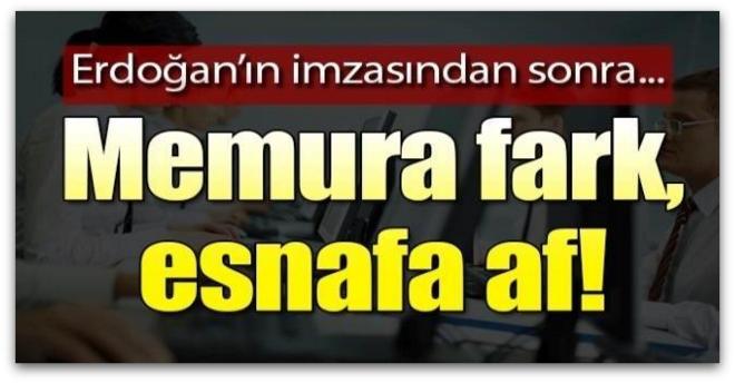 Memura fark, esnafa af!