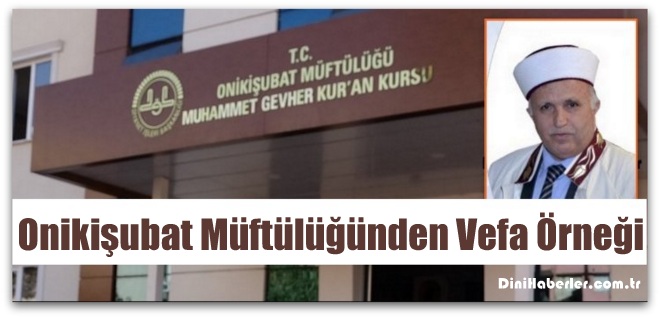 Merhum Müftünün Adı Eğitim Merkezine Verildi