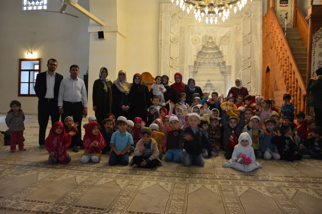 Minikler Alaattin Camiini Ziyaret Etti