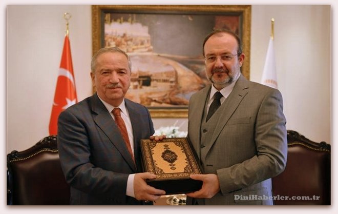 Müftü Serenli\'den Diyanet\'e Veda Ziyareti