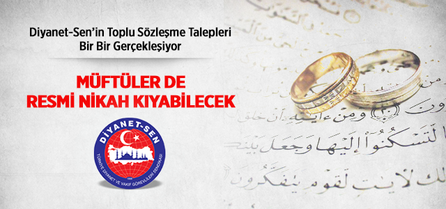 Müftüler de Resmi Nikah Kıyabilecek