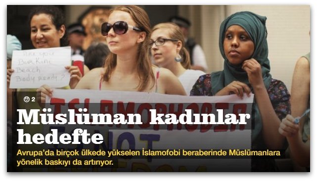 Müslüman kadınlar hedefte