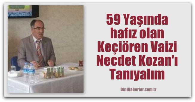 Necdet Kozan\'ı Tanıyalım