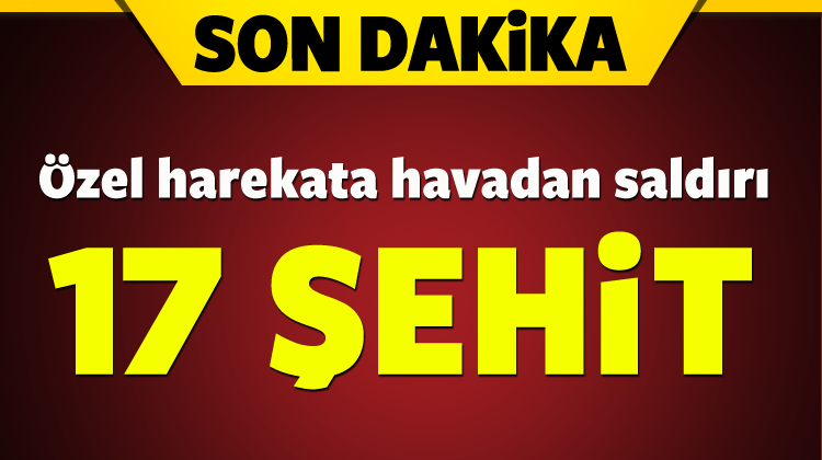 Özel Harekat\'a saldırı: 17 şehit