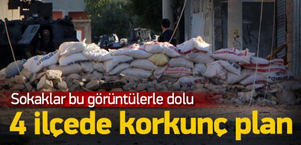 PKK'dan hendeklere bomba yığınağı