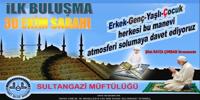 Ravza Camiinde Sabah Namazı Buluşmaları Başlıyor