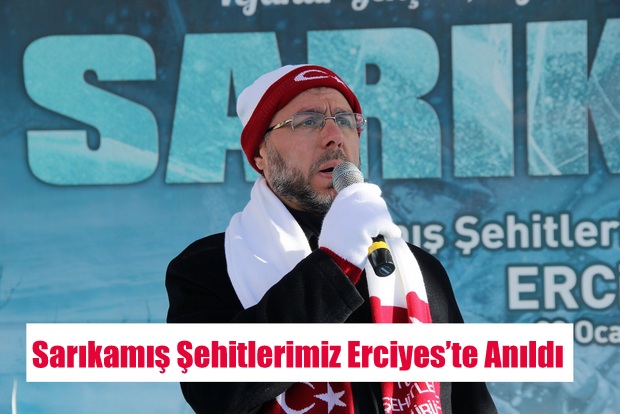Sarıkamış Şehitlerimiz Erciyes’te Anıldı