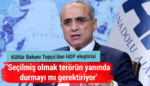 Seçilmiş olmak terörün yanında durmayı mı gerektiriyor
