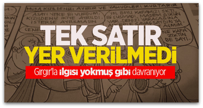 Sözcü gazetesi Gırgır\'la ilgisi yokmuş gibi davranıyor