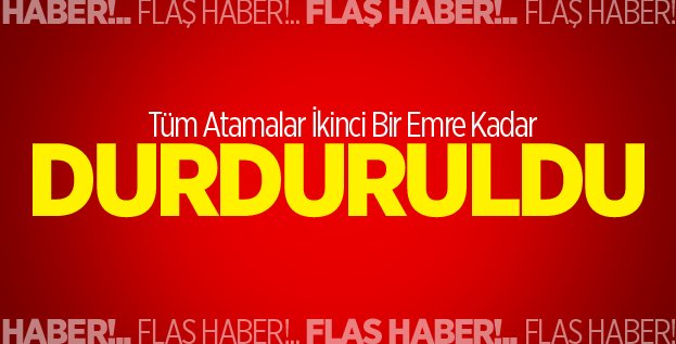 Tarım Bakanlığı\'nda Tüm Atamalar Durduruldu