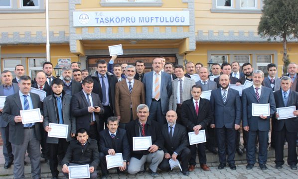 Taşköprü\'de Kur\'an-ı Kerim Hizmet içi Eğitim Kursu Sona Erdi