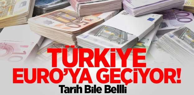 Türkiye, 2 yıl içinde \'EURO\'ya geçiyor