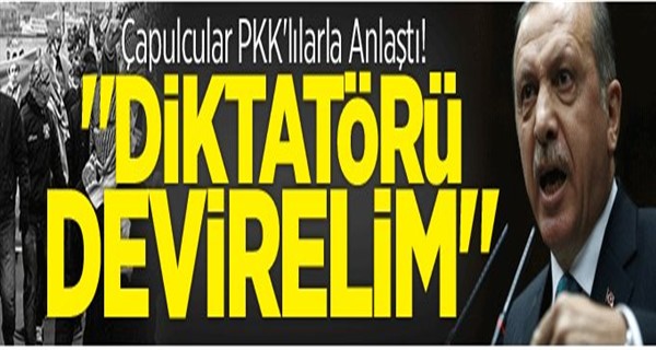 Twitter\'da Çapulcu PKK\'lı İşbirliği: Diktatörü Devirelim