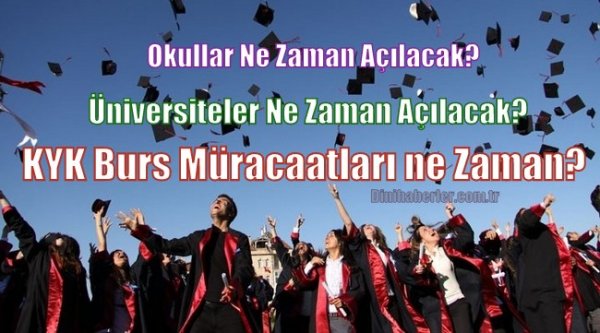 Okulların, Üniversitelerin Açılış Tarihleri ve En çok Burs Veren Yerler 2015-2016